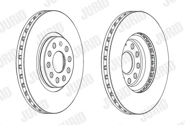 Handler.Part Brake disc JURID 562688JC 2