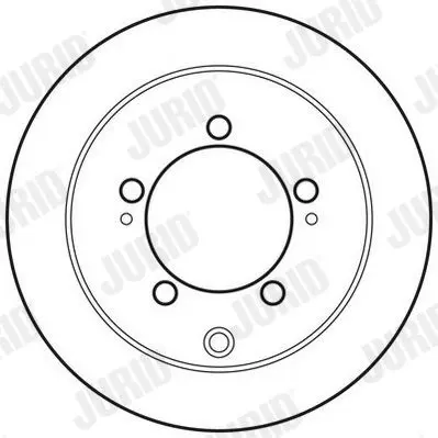 Handler.Part Brake disc JURID 562781JC 2