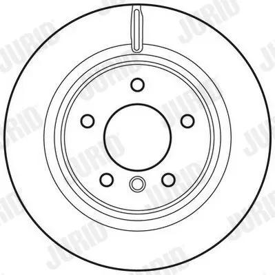 Handler.Part Brake disc JURID 562786JC 2