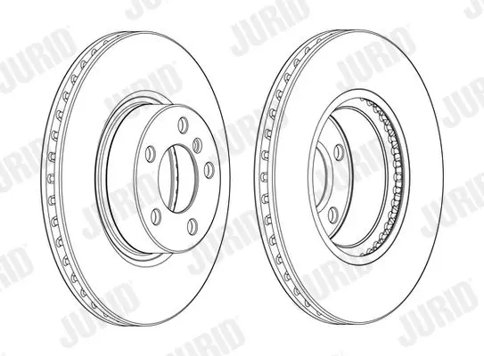 Handler.Part Brake disc JURID 562891JC1 1