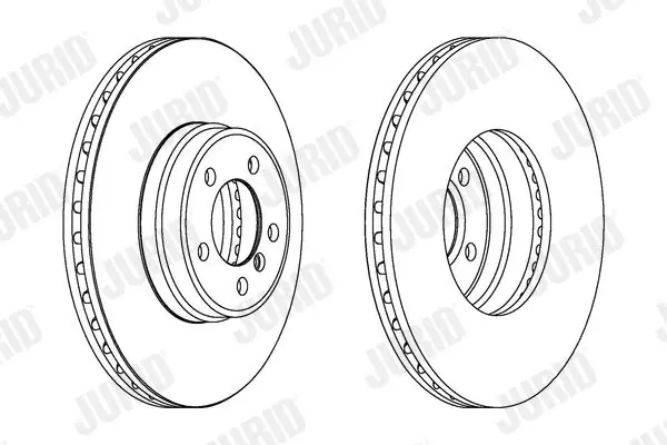 Handler.Part Brake disc JURID 562899JC1 1