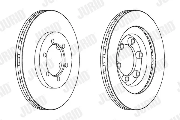 Handler.Part Brake disc JURID 562904JC 2