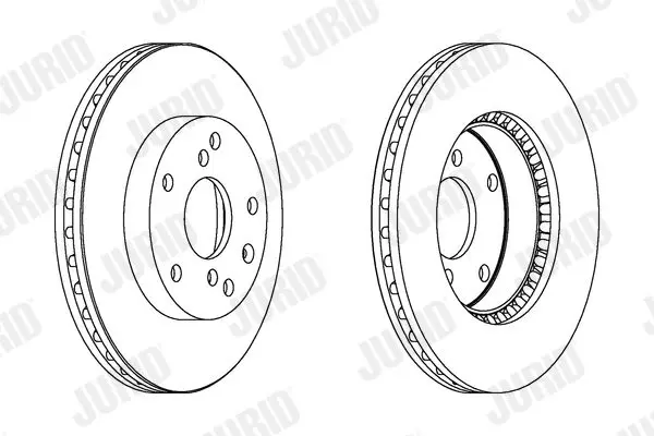 Handler.Part Brake disc JURID 562907JC 2