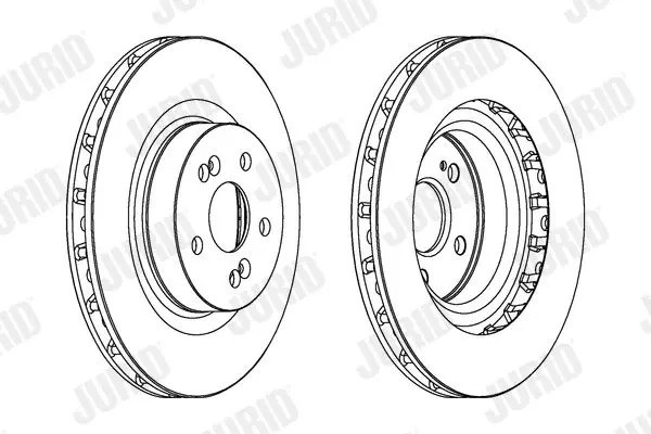 Handler.Part Brake disc JURID 562919JC 1