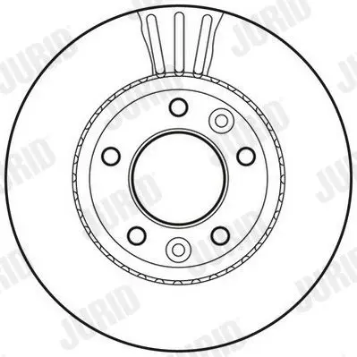 Handler.Part Brake disc JURID 562791JC 1