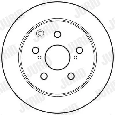 Handler.Part Brake disc JURID 562808JC 2