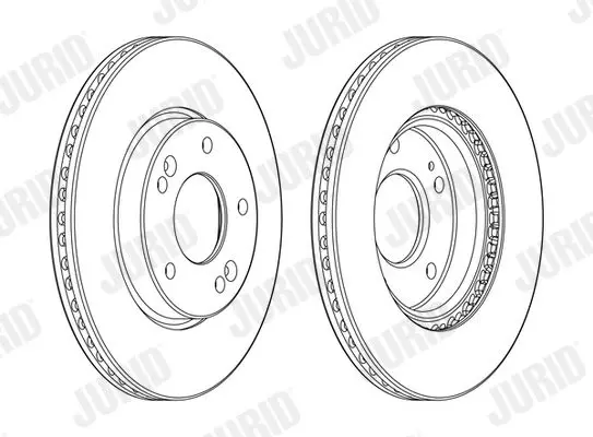 Handler.Part Brake disc JURID 562986JC 2