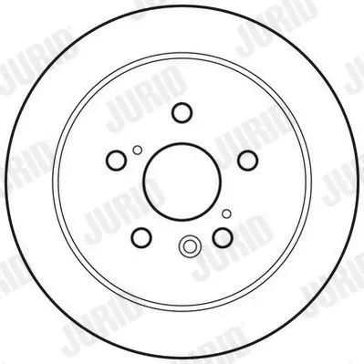 Handler.Part Brake disc JURID 562825JC 2