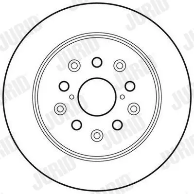 Handler.Part Brake disc JURID 562830JC 2