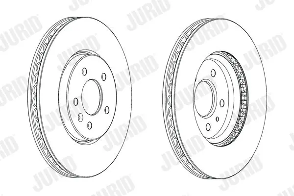 Handler.Part Brake disc JURID 562851JC 2