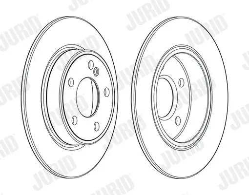 Handler.Part Brake disc JURID 562995JC 1