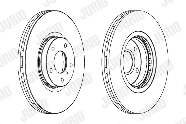 Handler.Part Brake disc JURID 563032JC1 1