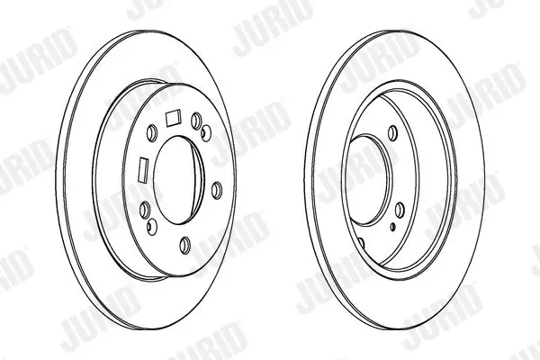 Handler.Part Brake disc JURID 563033JC 2