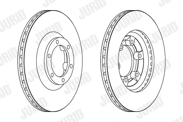 Handler.Part Brake disc JURID 563063JC 2