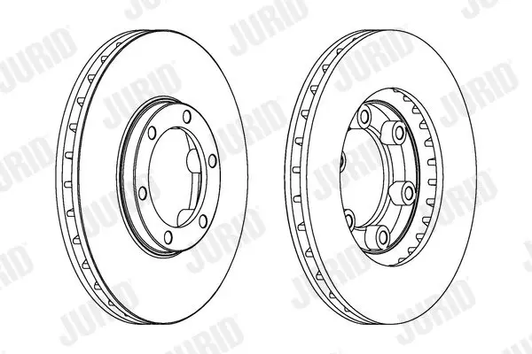 Handler.Part Brake disc JURID 563072JC 1