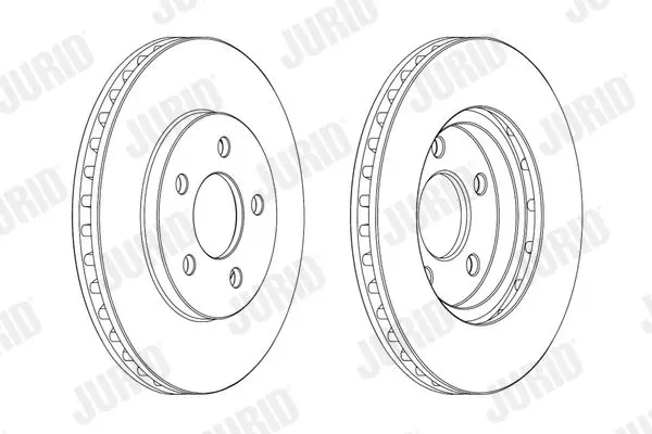 Handler.Part Brake disc JURID 563084JC 1