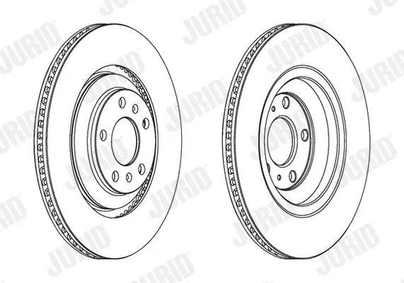 Handler.Part Brake disc JURID 563095JC 2