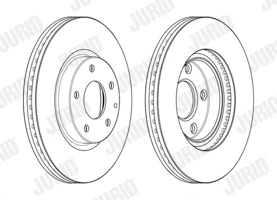 Handler.Part Brake disc JURID 563117JC 2