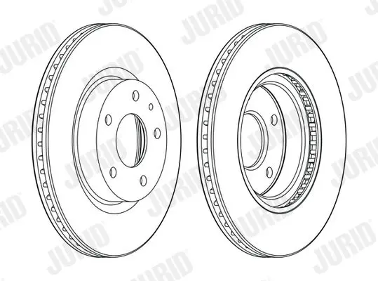 Handler.Part Brake disc JURID 563119JC 1