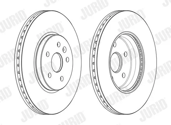 Handler.Part Brake disc JURID 563145JC 2