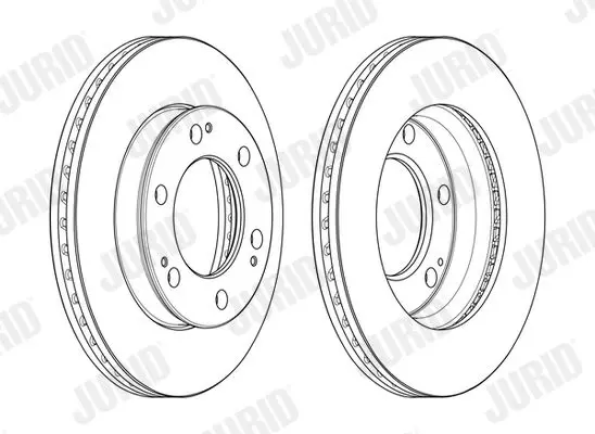 Handler.Part Brake disc JURID 563148JC 1