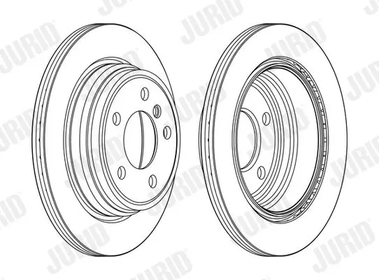 Handler.Part Brake disc JURID 563153JC 2