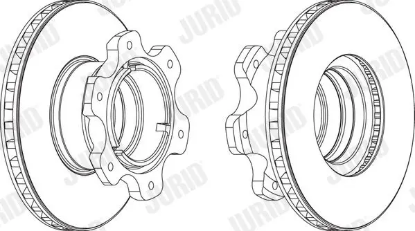 Handler.Part Brake disc JURID 567769J 1