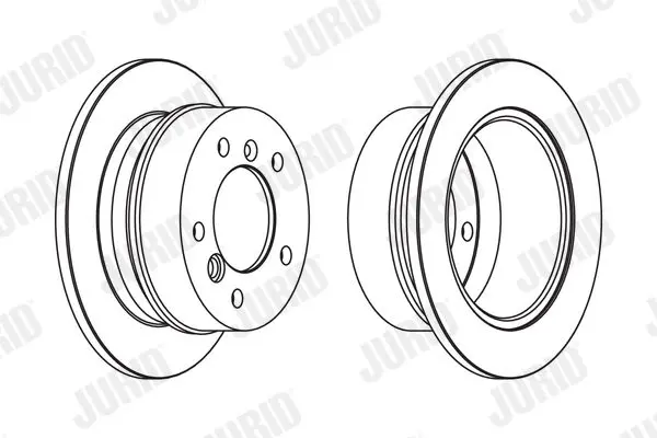 Handler.Part Brake disc JURID 567771J 2