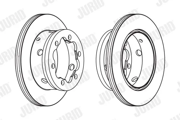 Handler.Part Brake disc JURID 567810J 1