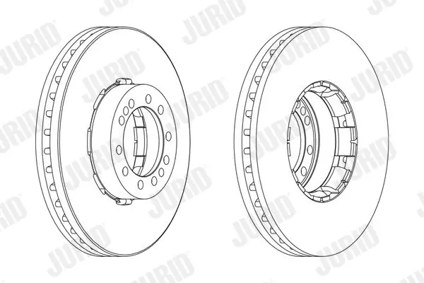 Handler.Part Brake disc JURID 567958J 1