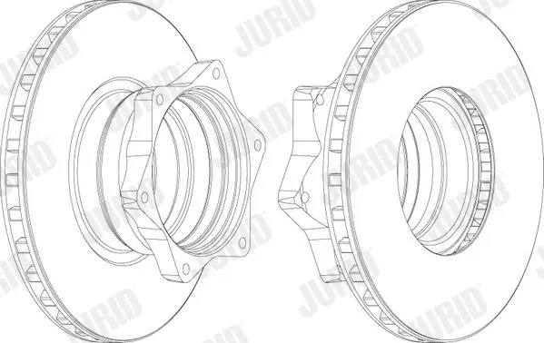 Handler.Part Brake disc JURID 569112J 2