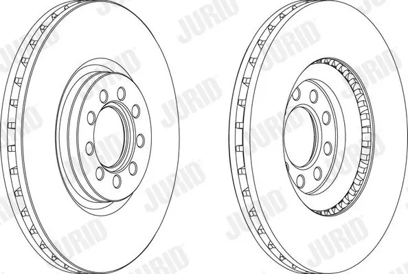 Handler.Part Brake disc JURID 569164J 1