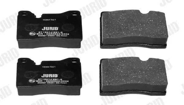 Handler.Part Brake pad set, disc brake JURID 571261J 2