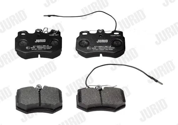 Handler.Part Brake pad set, disc brake JURID 571320J 2