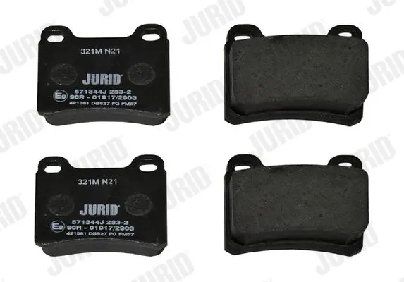 Handler.Part Brake pad set, disc brake JURID 571344J 2