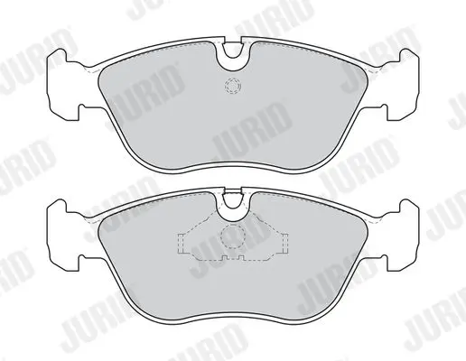 Handler.Part Brake pad set, disc brake JURID 571457J 1