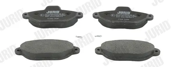 Handler.Part Brake pad set, disc brake JURID 571528J 1