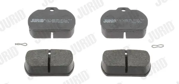 Handler.Part Brake pad set, disc brake JURID 571807J 1