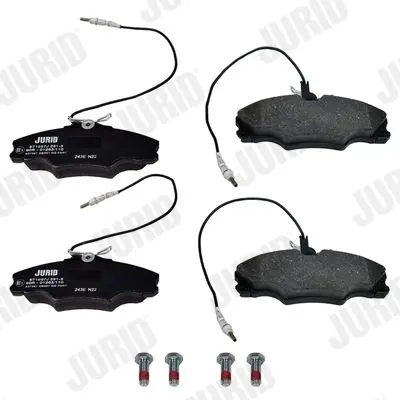 Handler.Part Brake pad set, disc brake JURID 571897J 2