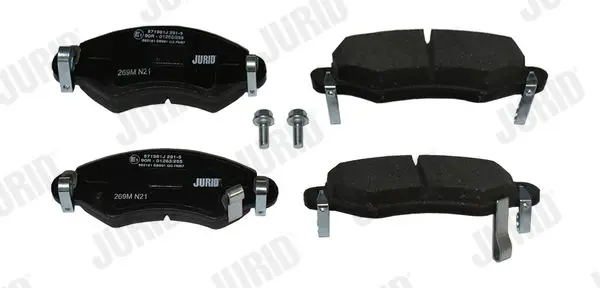 Handler.Part Brake pad set, disc brake JURID 571981J 2