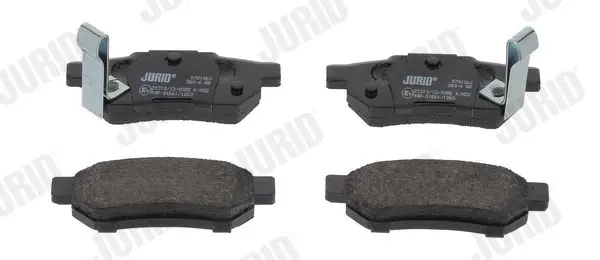 Handler.Part Brake pad set, disc brake JURID 572136J 1