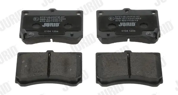 Handler.Part Brake pad set, disc brake JURID 572146J 1