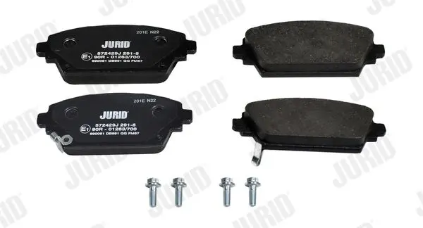 Handler.Part Brake pad set, disc brake JURID 572429J 2