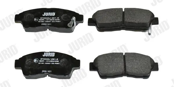 Handler.Part Brake pad set, disc brake JURID 572333J 2