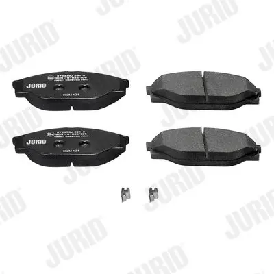 Handler.Part Brake pad set, disc brake JURID 572378J 3