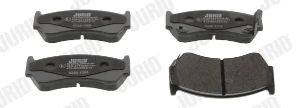 Handler.Part Brake pad set, disc brake JURID 572396J 1