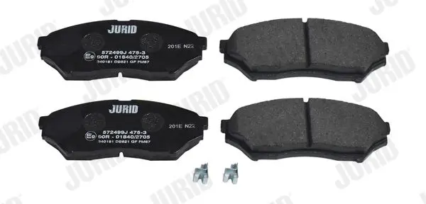 Handler.Part Brake pad set, disc brake JURID 572499J 2