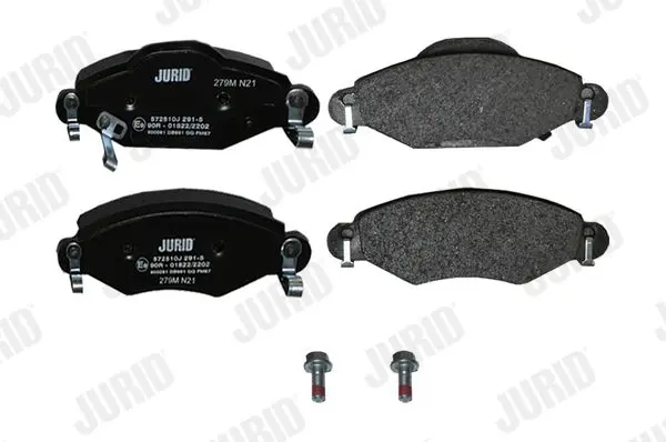 Handler.Part Brake pad set, disc brake JURID 572510J 2