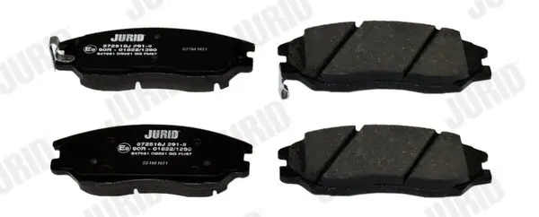 Handler.Part Brake pad set, disc brake JURID 572518J 2