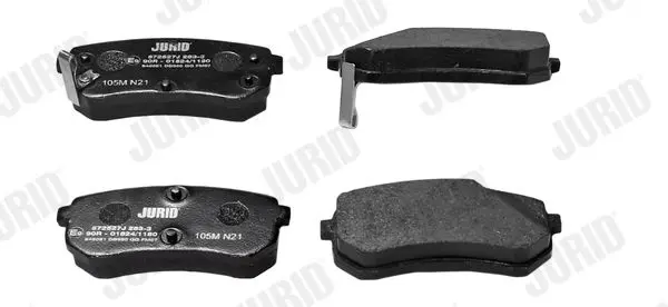 Handler.Part Brake pad set, disc brake JURID 572527J 2